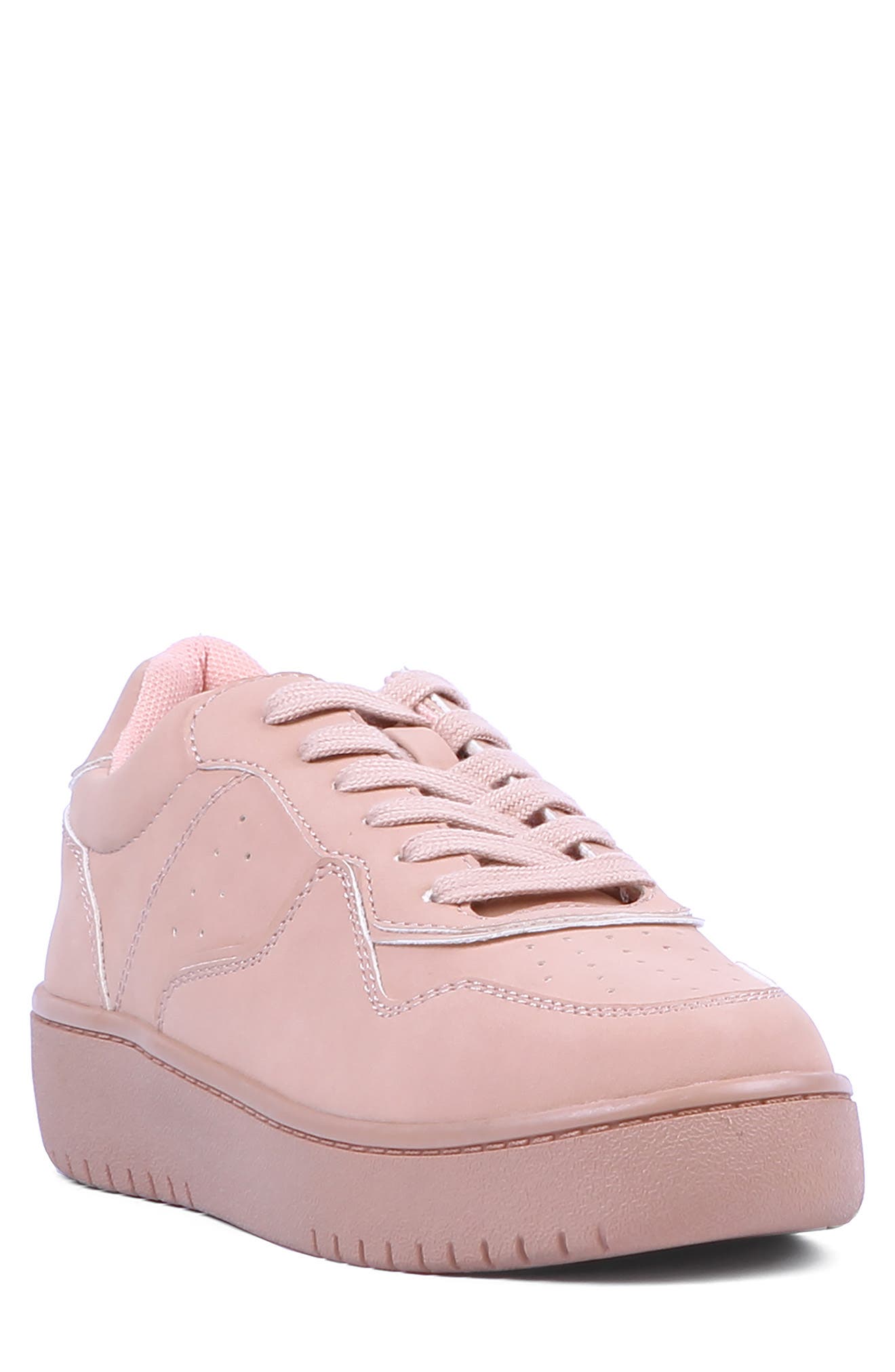 Dv Dolce Vita Stellar Platform Lace-up Sneakers Women's Shoes In Nude ...