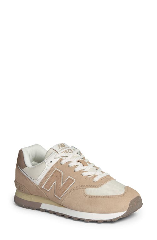 New Balance Gender Inclusive 574 Sneaker In Bone/white