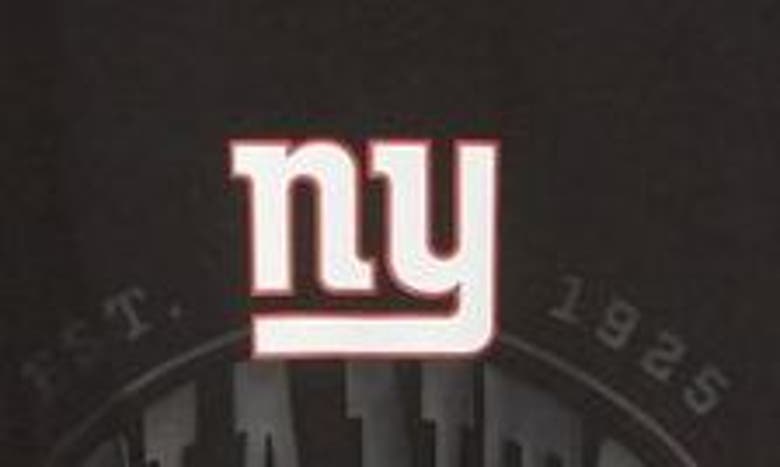 Hugo Boss Boss X Nfl Tackle Graphic T-shirt In New York Giants Black