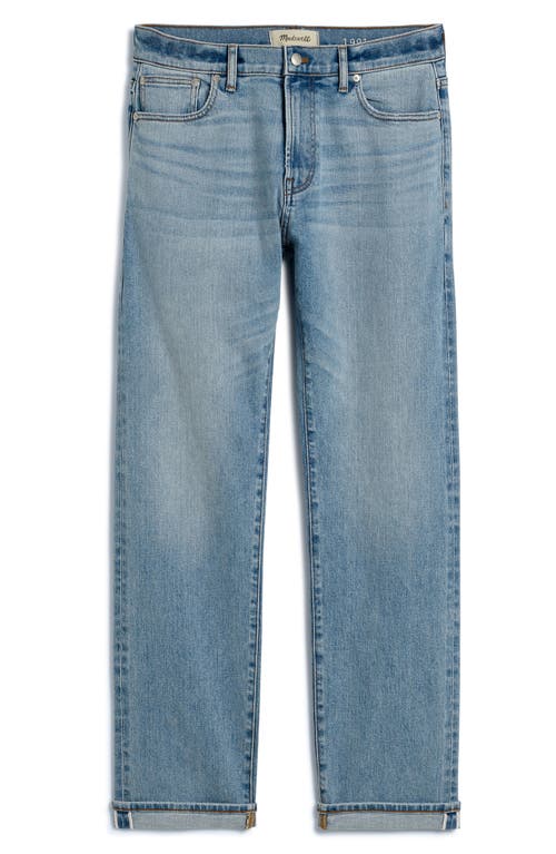 Madewell The 1991 Straight Leg Stretch Selvedge Jeans In Loyola Wash