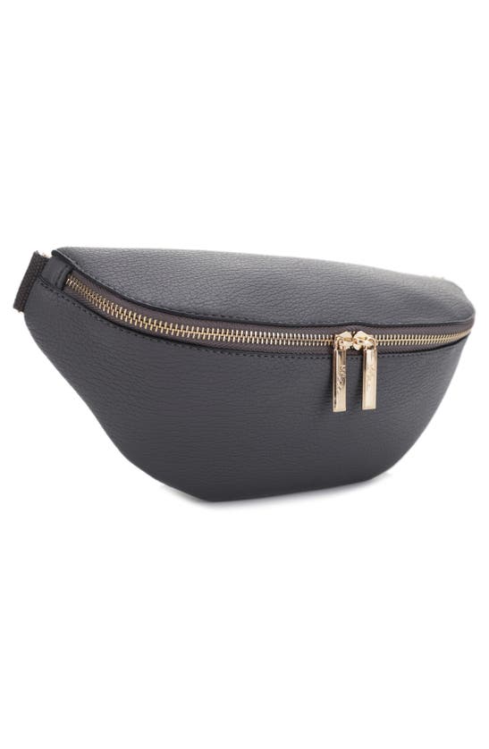 Mali + Lili Lydia Recycled Vegan Leather Sling Bag In Mushroom