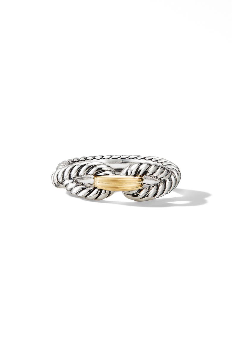 David Yurman Cable Loop Ring With 18k Gold