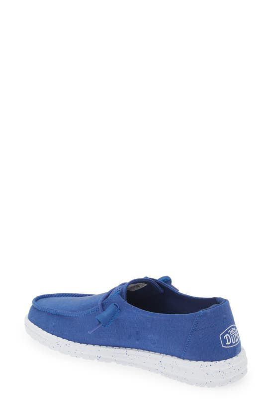 Hey Dude Wendy Canvas Boat Shoe In Blue ModeSens