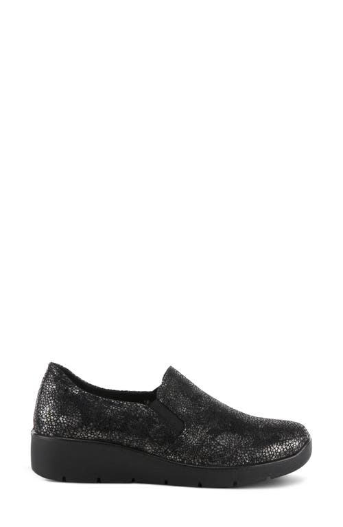 Flexus By Spring Step Pellegrini Slip-on Sneaker In Black Multi
