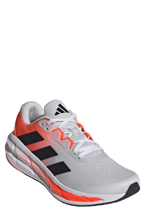 Adidas Originals Adidas Questar 3 Running Shoe In Grey/black/solar Red