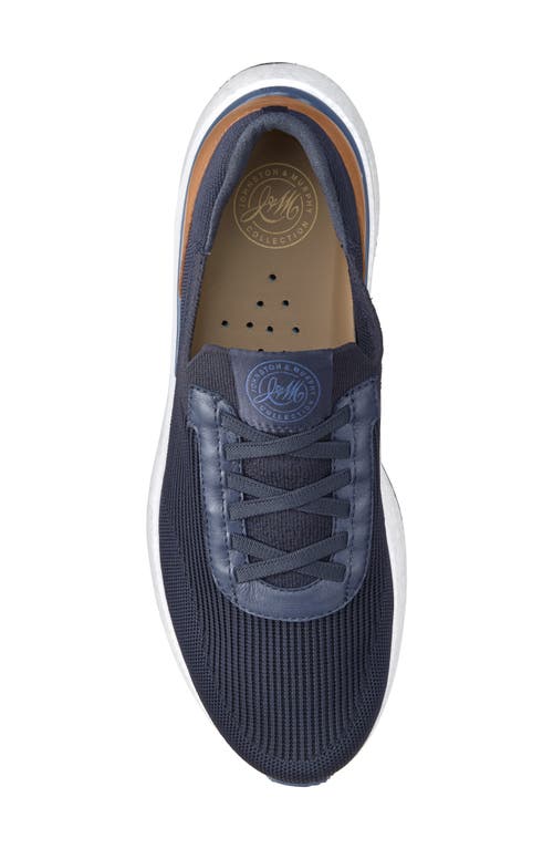 Shop Johnston & Murphy Briley Knit Sneaker In Navy Knit