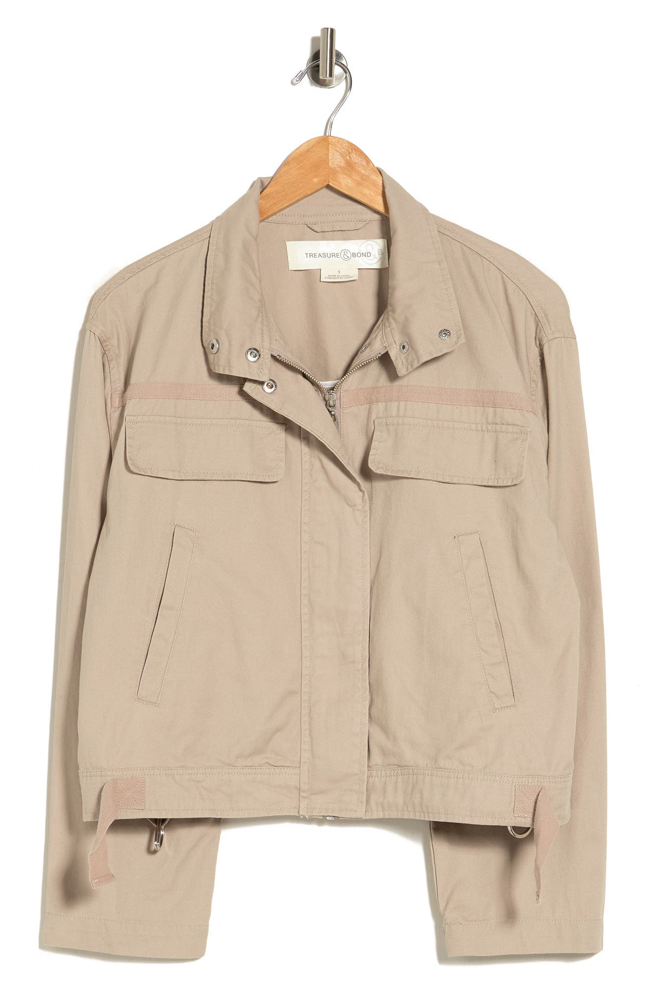 tan twill jacket