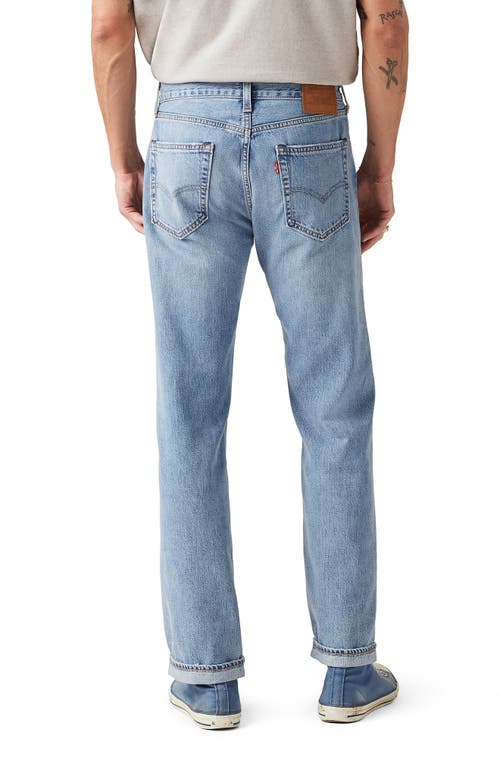 Shop Levi's 505™ Relaxed Straight Leg Selvedge Jeans In Gotta Be There Selvedge