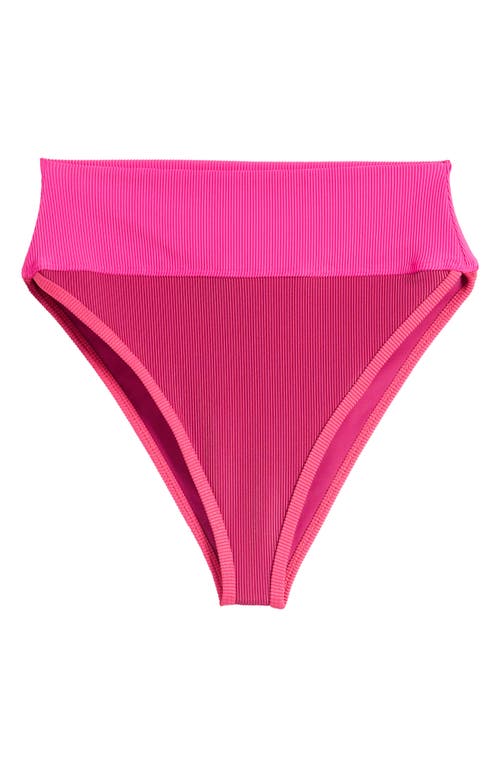 BEACH RIOT BEACH RIOT EMMY COLORBLOCK HIGH WAIST BIKINI BOTTOMS