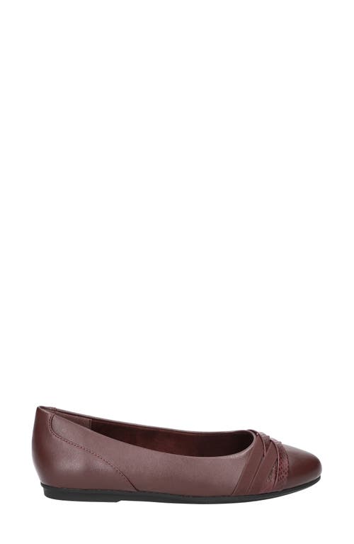 EASY STREET EASY STREET KYLIE ALMOND TOE BALLET FLAT 