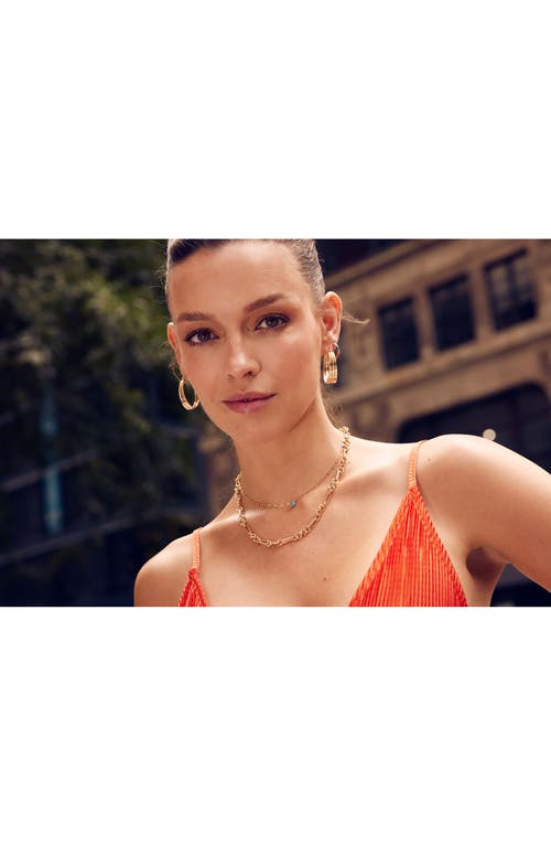 Sterling Forever Infinity Oval Link Chain Necklace In Gold