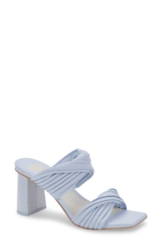 Dolce Vita Women's Pilton Soft-volume Block-heel Dress Sandals Women's  Shoes In Light Blue | ModeSens