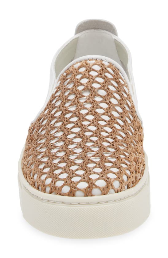 The Flexx Charlie Too Slip-on Sneaker In White Cuoio