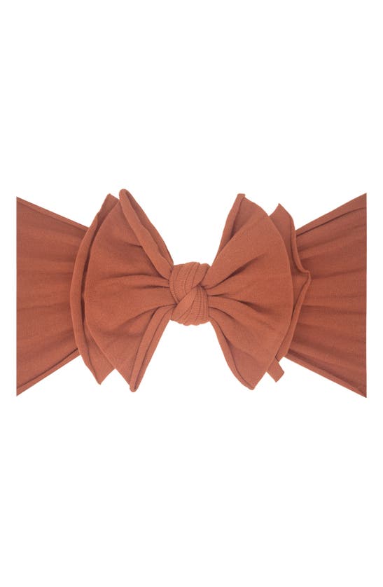 Baby Bling Fab-bow-lous Headband In Clay