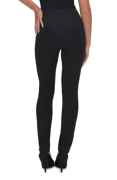 Shop Good American Sculpt Slim Fit Pull-on Pants In Black001