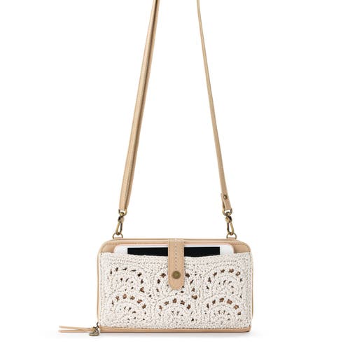 Shop The Sak Iris Smartphone Crossbody In Natural Fan