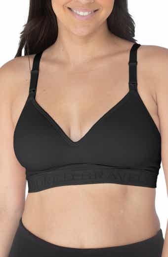 Nursing Bra Women's Full Cup Lightly Lined Plunge Underwire Maternity  Postpartum Bra， Comfortable Soft Sleep Bra (Color : Black, Size : 34H) :  : Clothing, Shoes & Accessories