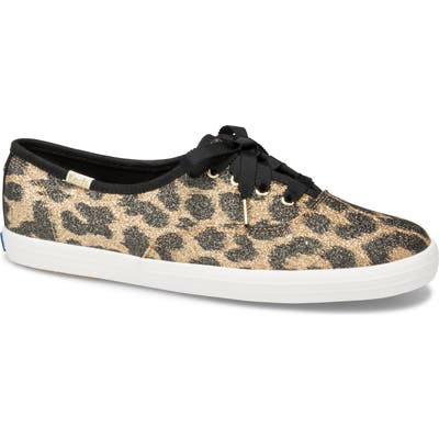 Keds X Kate Spade New York Glitter Sneaker, Brown