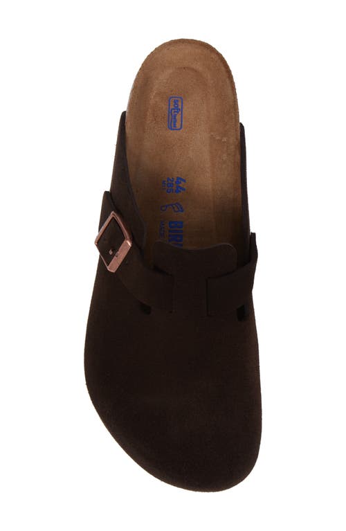 Birkenstock Boston Soft Clog In Mocha