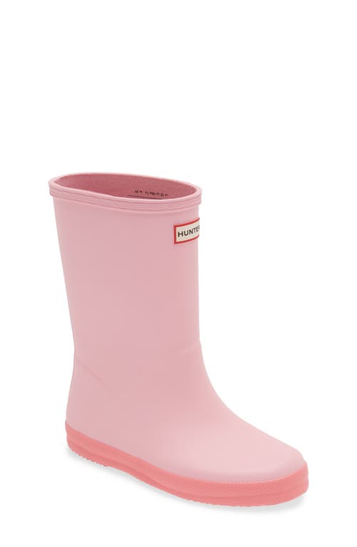 Hunter Kids' First Classic Rain Boot in Blush Thaw/Pink Shiver