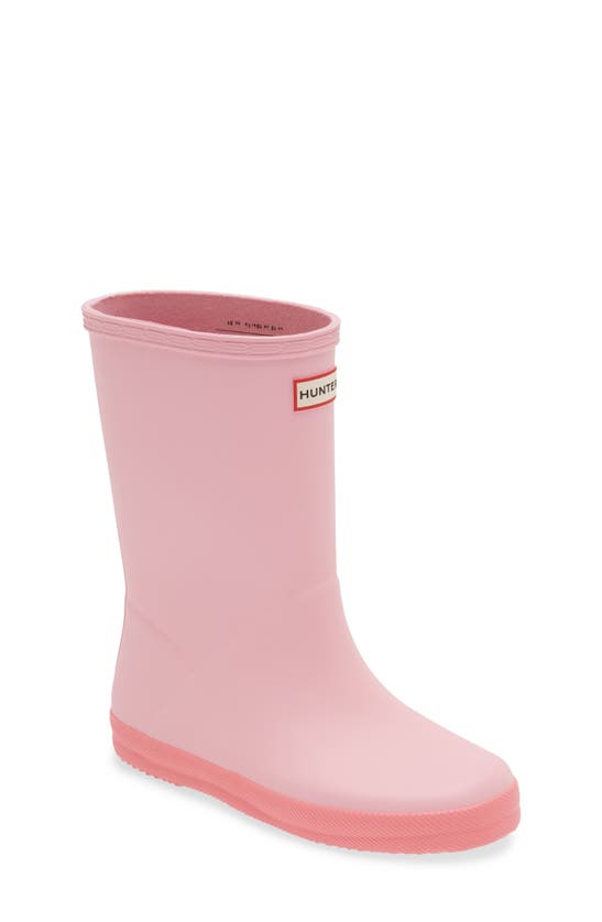 Hunter Kids' First Classic Rain Boot In Blush Thaw/ Pink Shiver