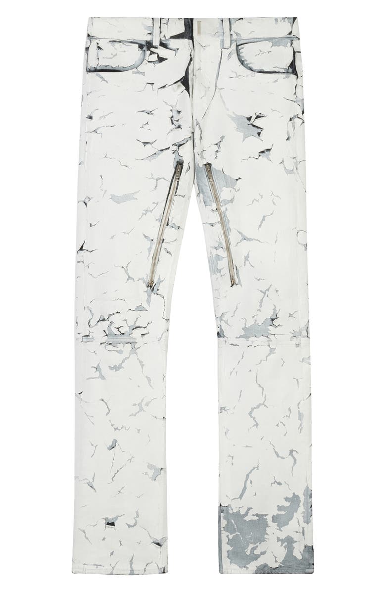 Givenchy Crackle Stretch Straight Cut Jeans | Nordstrom