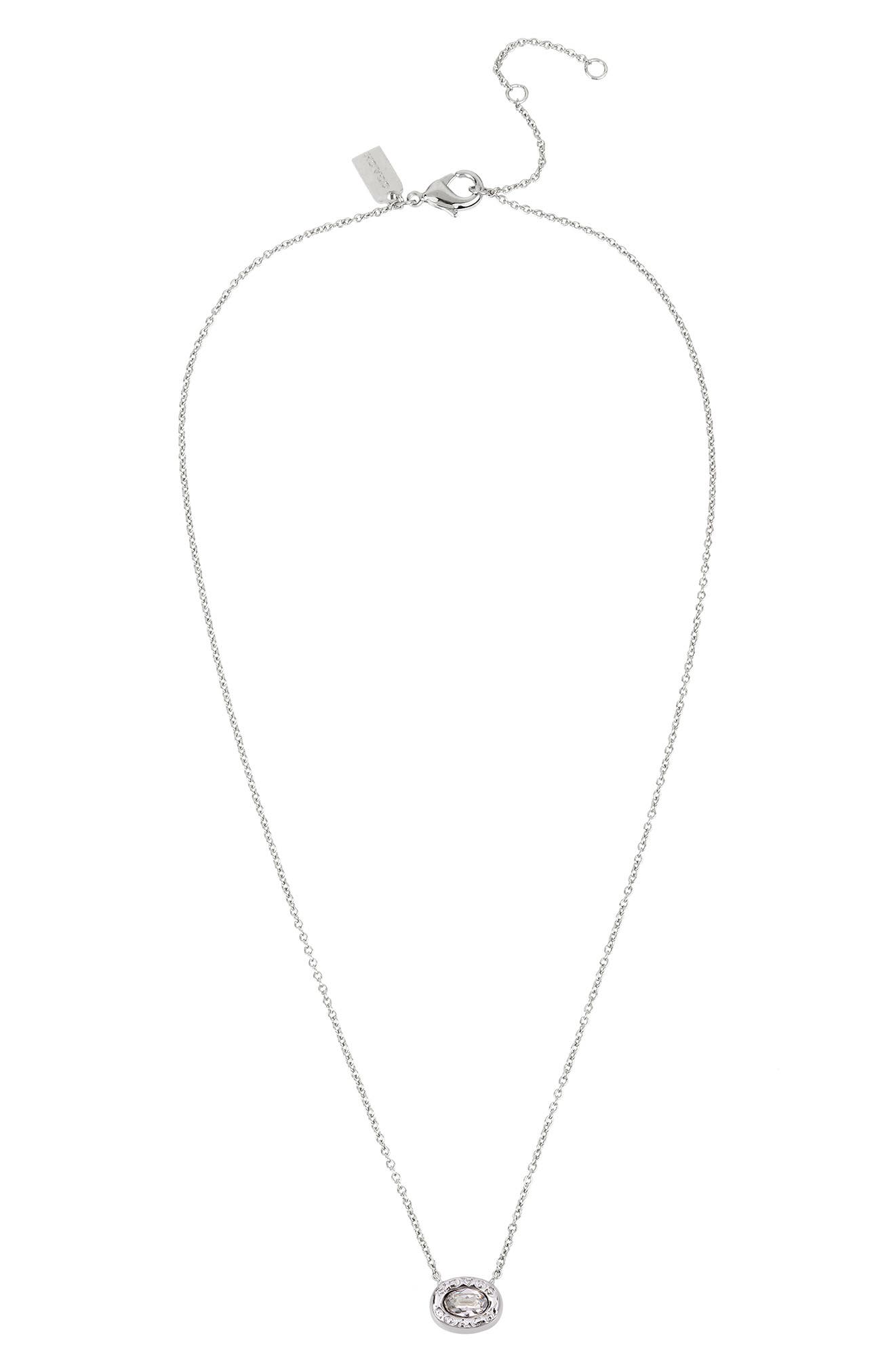 coach diamond necklace