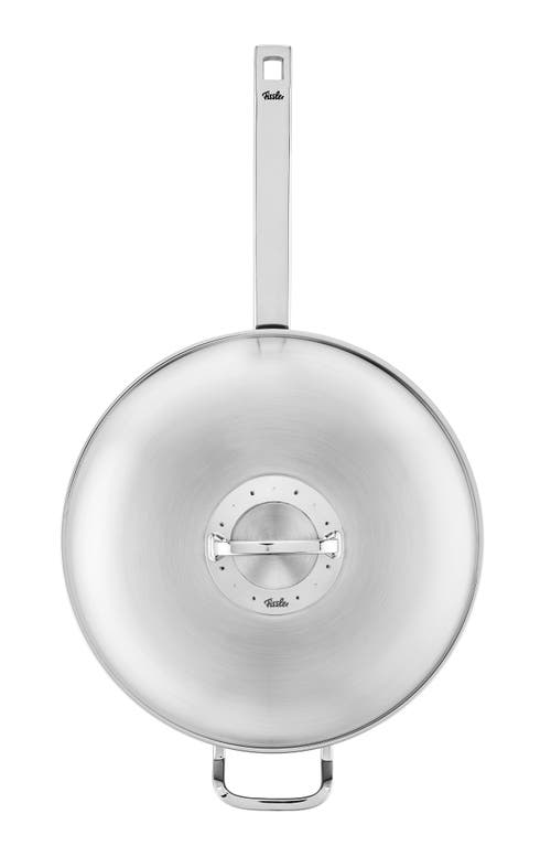 Shop Fissler Original-profi Collection Stainless Steel Multi Ply Wok With High Dome Metal Lid