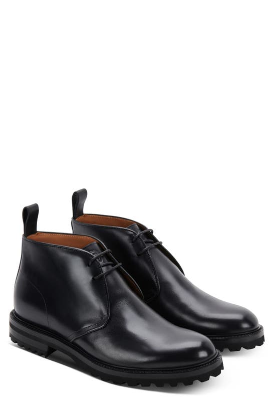 Greats Henry Chukka Boot In Nero Leather