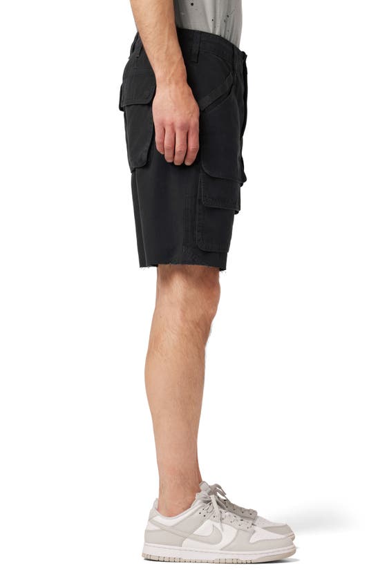 Hudson Tracker Cargo Shorts In Black