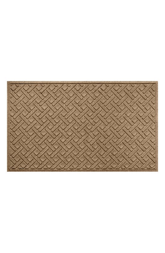 Bungalow Flooring Waterhog Lattice Floor Mat In Brown