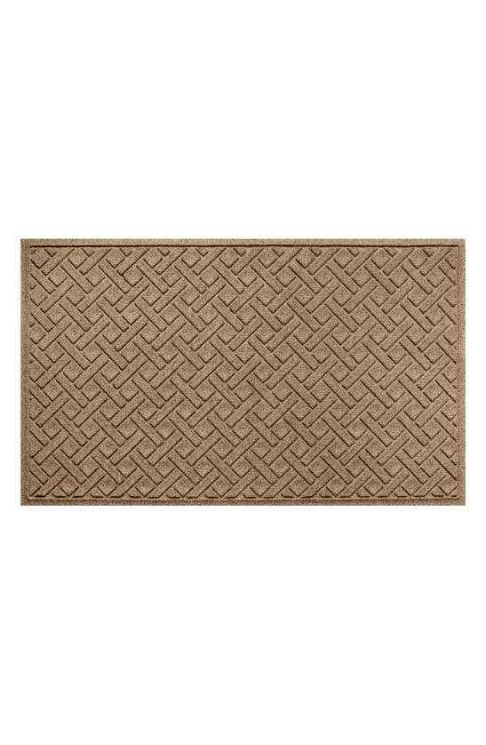 Bungalow Flooring Waterhog Lattice Floor Mat In Camel