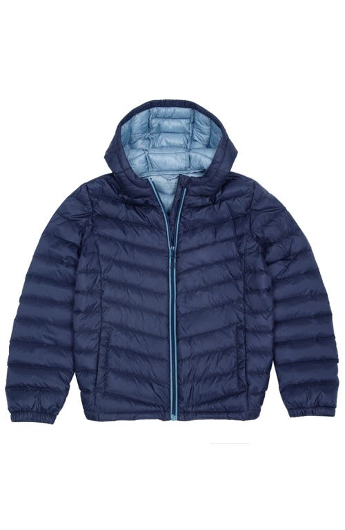 Shop Rokka&rolla Kids' Ultra Light Packable Down Jacket In Sky