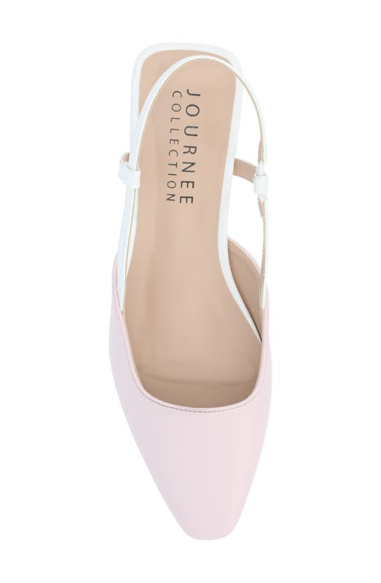 Journee Collection Paislee Slingback Pump In Pink
