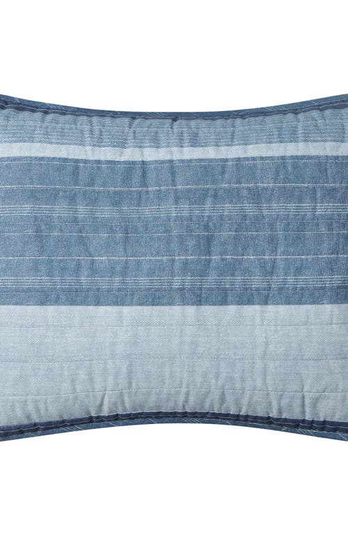 Nautica Ridgeport Open Dark Blue Quilt Set In Blue