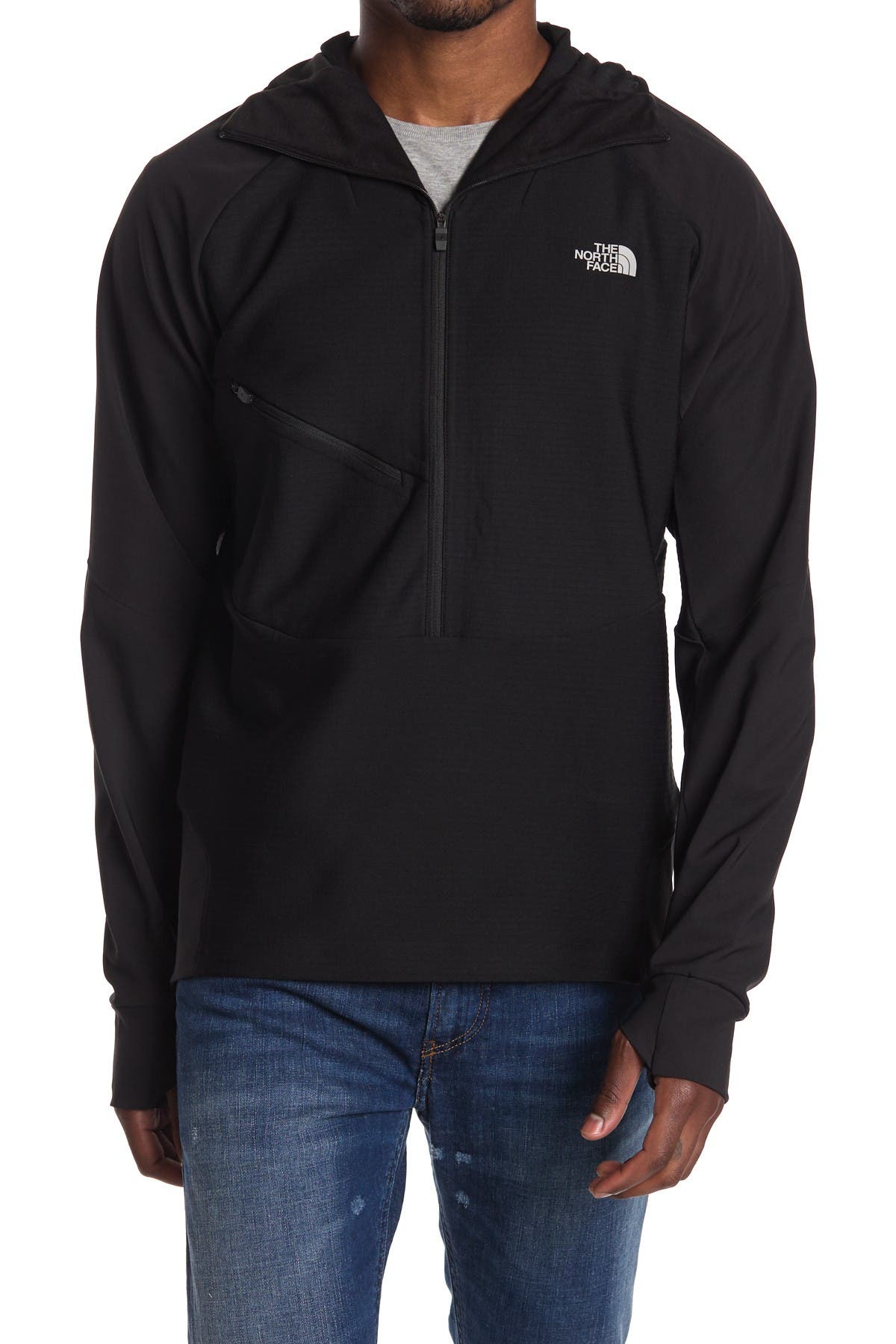 north face half zip jacket