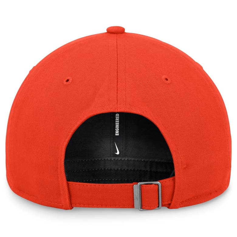 Shop Nike Orange San Francisco Giants Evergreen Club Adjustable Hat
