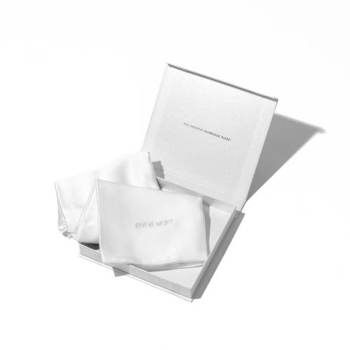 Drowsy Sleep Co . Queen Silk Pillowcase In Akoya Pearl