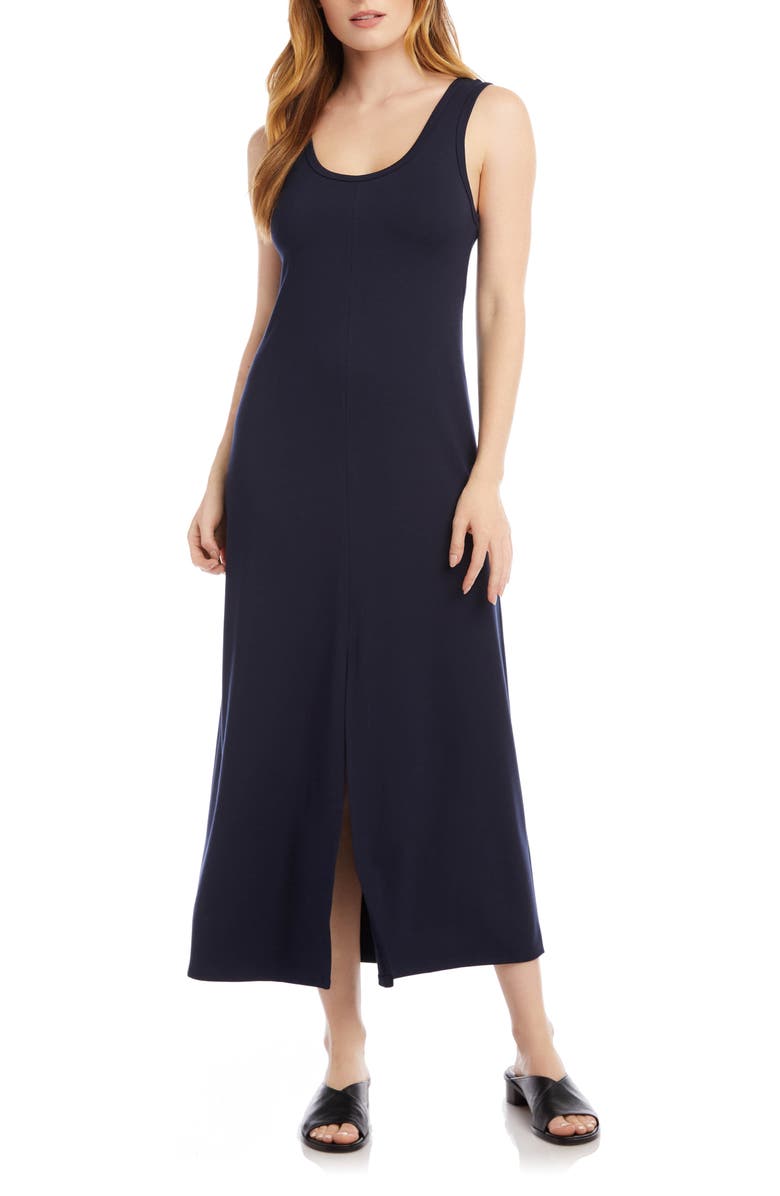KAREN KANE Midi Tank Dress, Main, color, NAVY