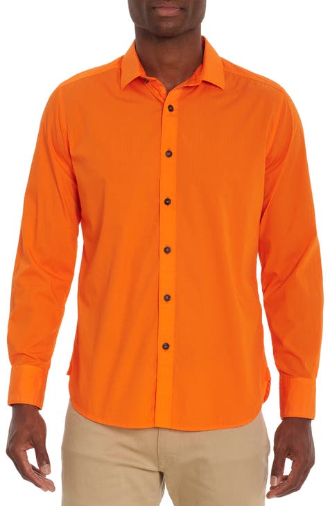 Men's Orange Button Up Shirts | Nordstrom