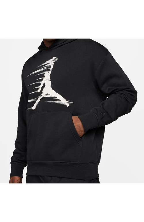 Shop Jordan Mvp Fleece Pullover Hoodie In Black/iron Grey/iron Grey