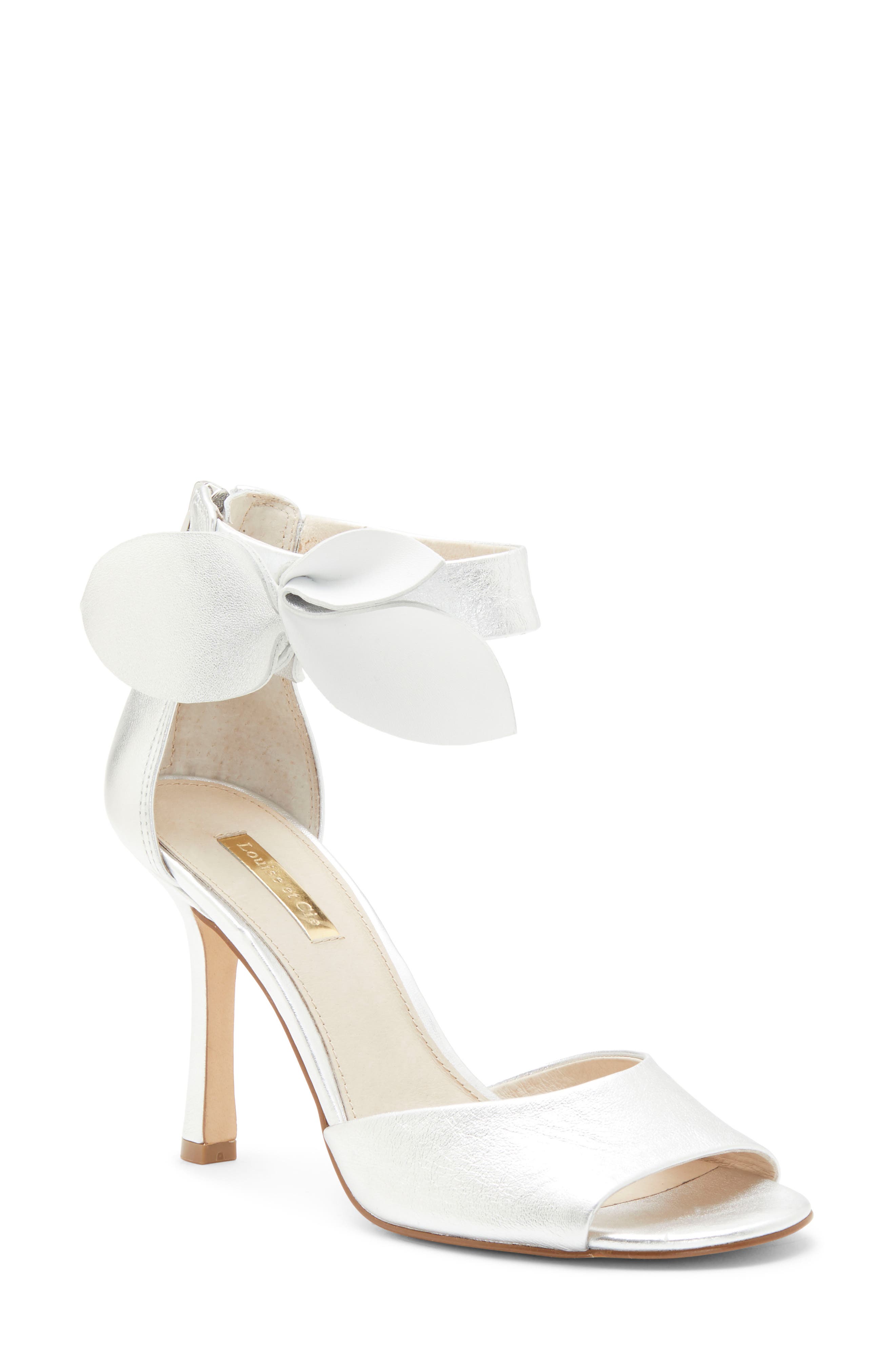 Kenbeck Leather Bow Ankle Strap Sandal 