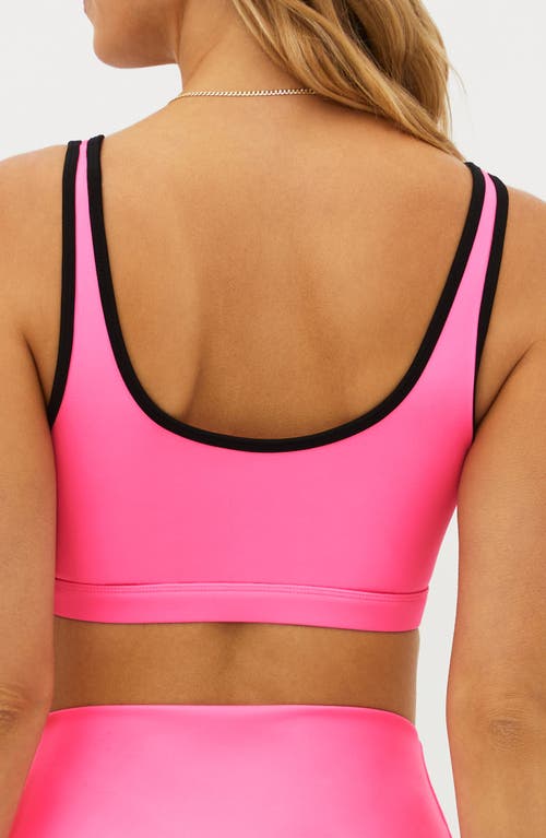 Shop Beach Riot Moxie Sports Bra In Radiant Orchid