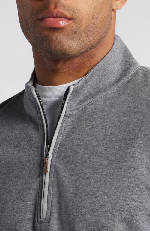 Shop Johnnie-o Sully Quarter Zip Pullover In Volcano