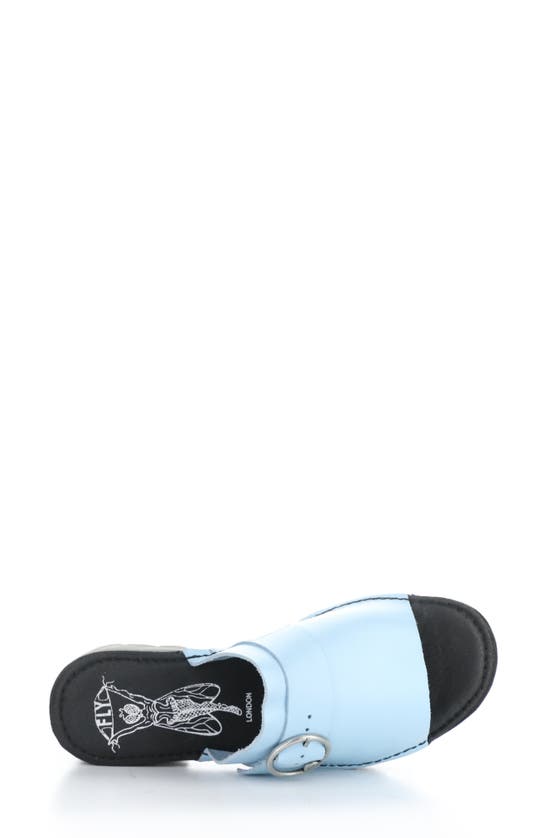 Shop Fly London Eple Platform Sandal In Sky Blue