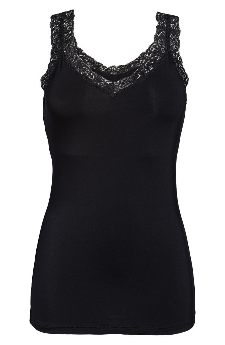 Fleur't Iconic Lace Trim Camisole with Shelf Bra | Nordstrom