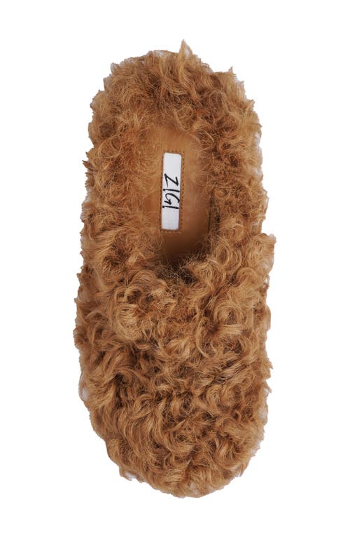 Shop Zigi Jincy Faux Shearling Clog In Tan