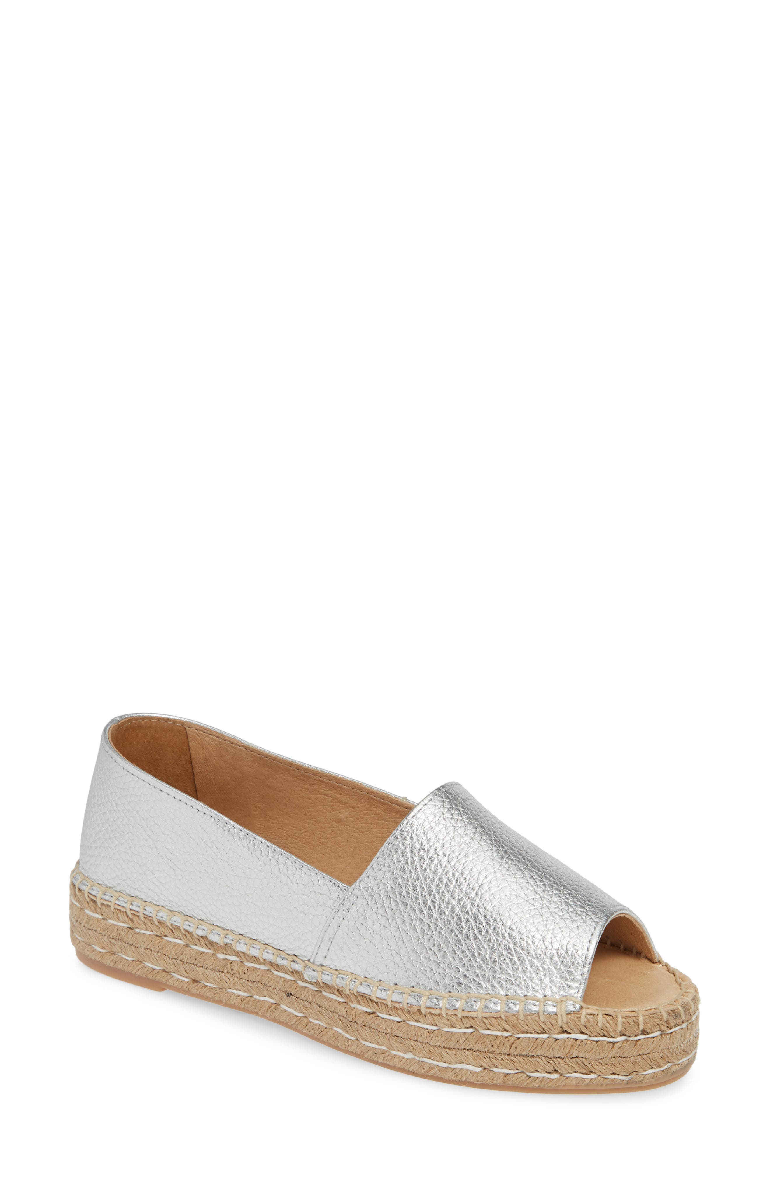 Patricia Green Angie Platform Espadrille, Metallic