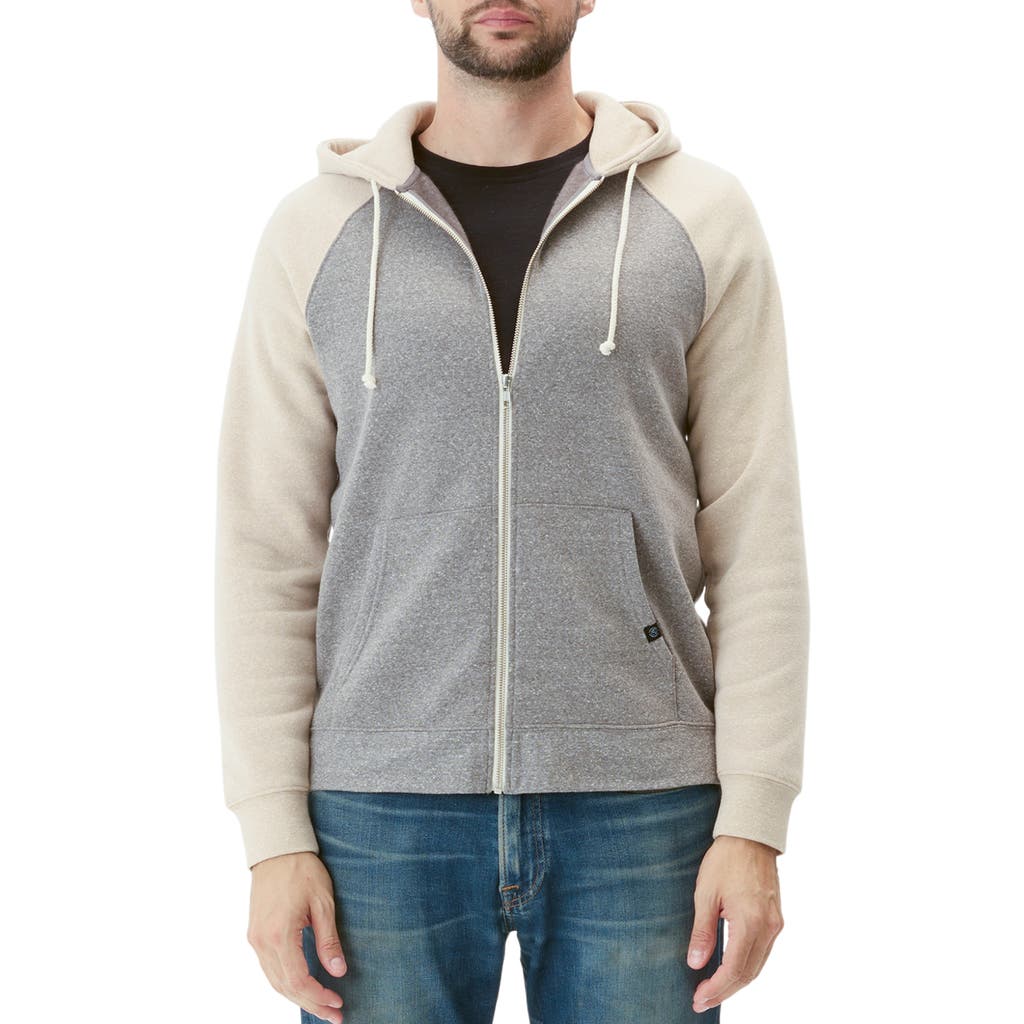Threads 4 Thought Threads For Thought Raglan Hoodie In Heather Grey/chai