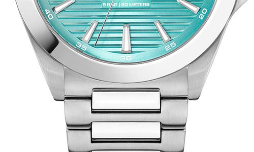 Hugo Boss Men's Strike Quartz Basic Calendar Stainless Steel Watch 41mm In Blue